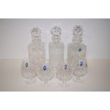 4x Royal Doulton crystal glasses, a Edinburgh crys