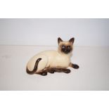 Beswick Siamese cat 16cm high