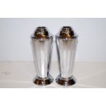 Pair of art deco vases