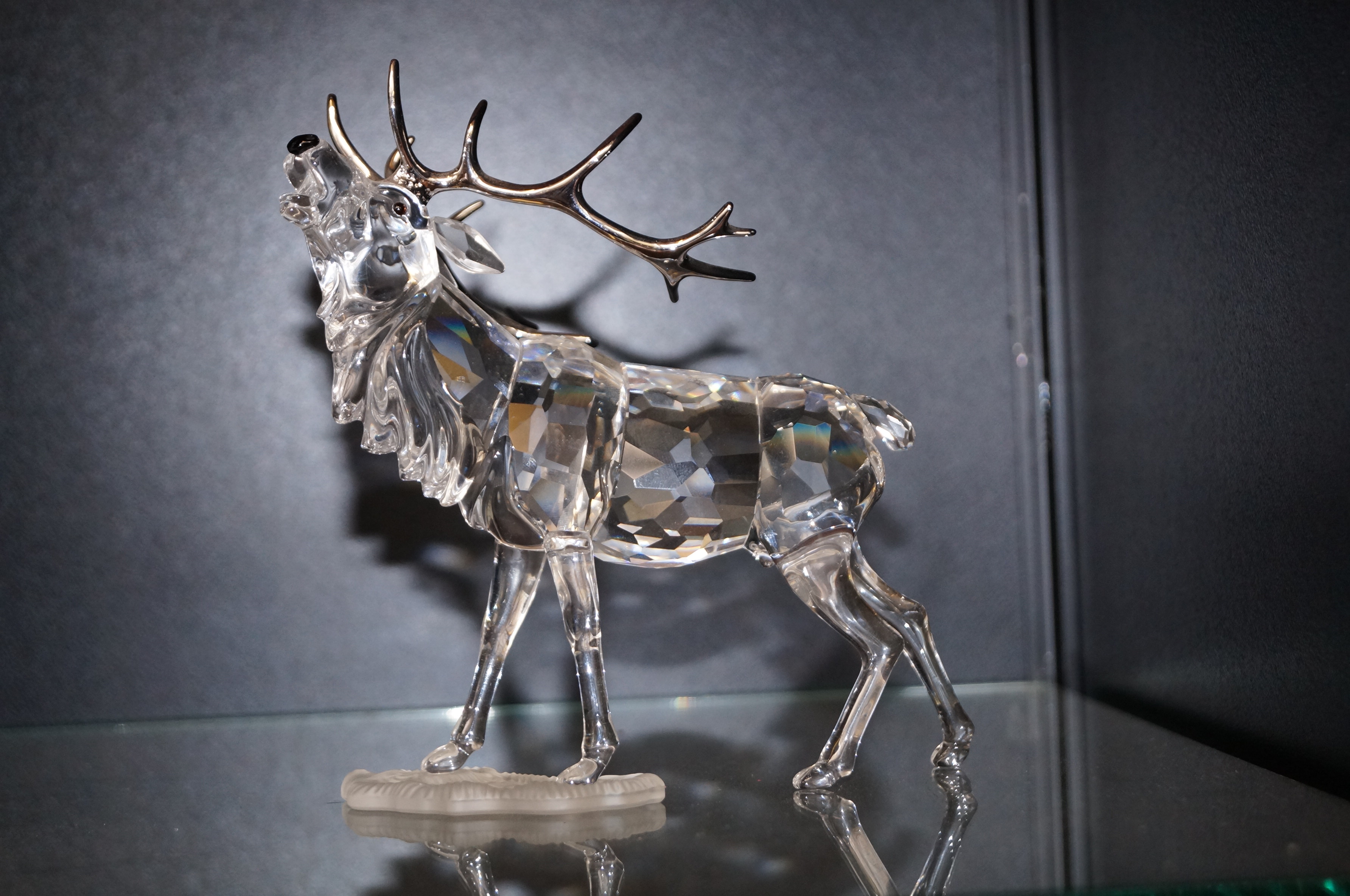 Swarvoski Crystal reindeer 14cm high