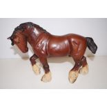 large beswick matte brown action shia horse heigh