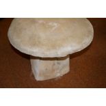 stoneware mushroom seat