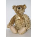 Stieff Classic Teddy bear with gold stud and growl