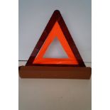Bentley leather cased red triangle sign