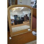 Large early 20th century framed mirror repainted (