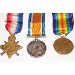 3 world war one medals, 71444 DVR.J.Moss all medal