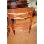 One drawer hall table