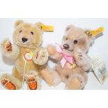 2 Steiff Bears 'Dicky' and 'Jackie'