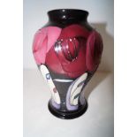 Moorcroft vase in the Bellahouston pattern, height