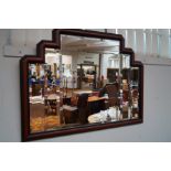 Art deco style wall mirror