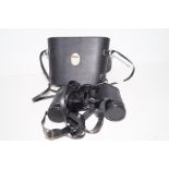 Pair of cased binoculars