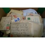 Box containing: over 40 King George V and King Geo