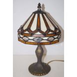 Tiffany style table lamp, height 38cm