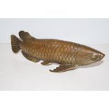 Bronze figure Cio Carp, length 29cm