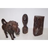 3 African Ethnic Carvings