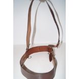 Army officers belt and shoulder strap