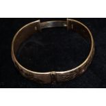 Rolled gold bangle