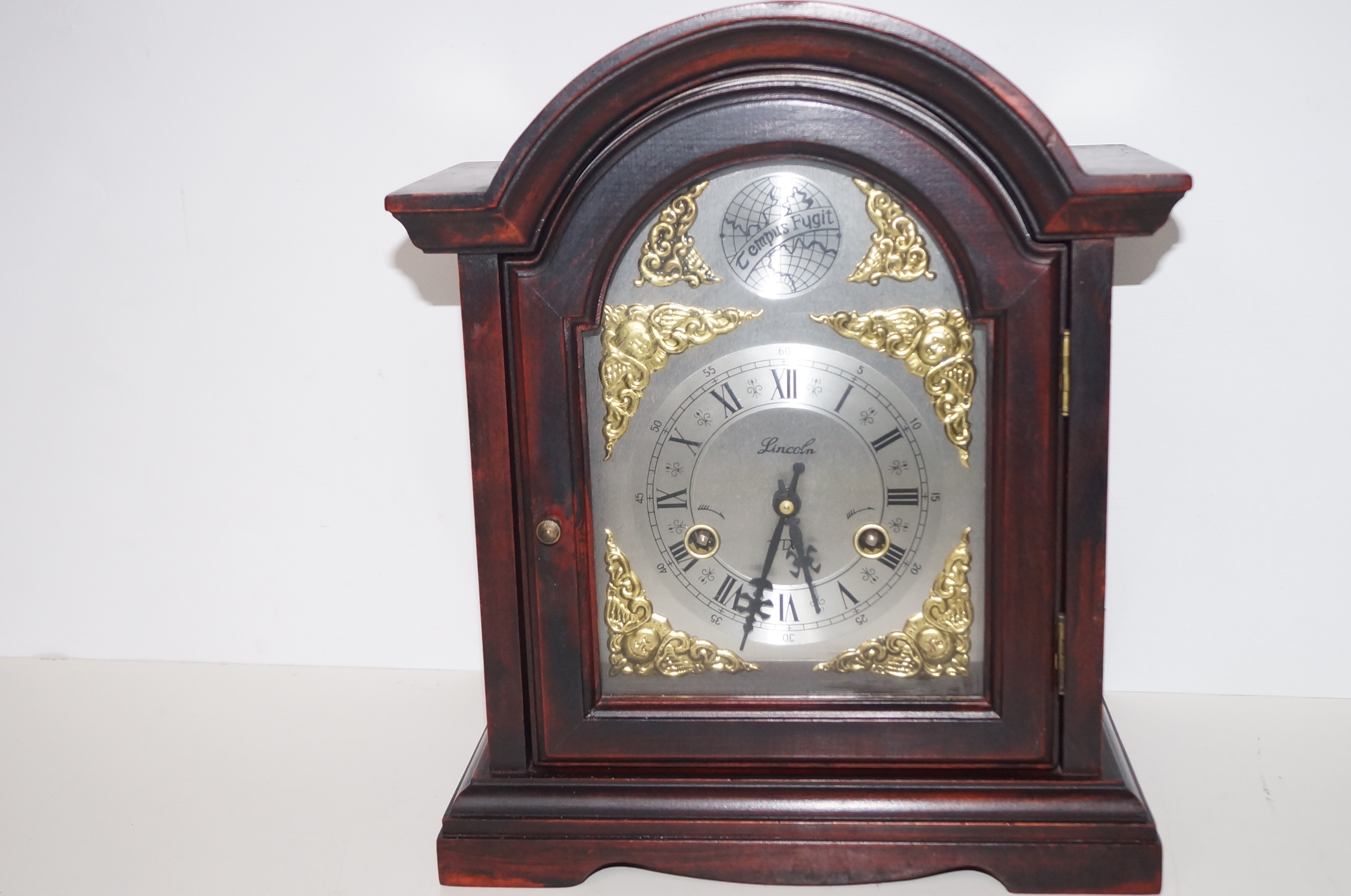 Lincoln Mantle Clock. Height 36cm