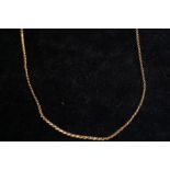 9ct gold chain 49cm long - 9.5 grams