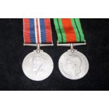 WW2 2 Boxed Medals Mrs V.E. Stratton