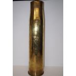 Large 44 Mk2 artillery shell case. Height 70cm