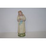 Bisque figure of a lady. Height 27cm