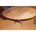 Early Victorian drop leaf table