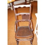 Oak rocking chair