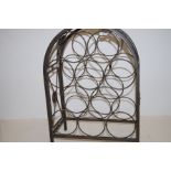 Dome top wine rack