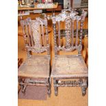 2 Jackobean style chairs