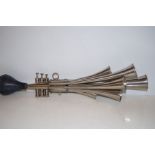 Veteran eight note trumpet horn, French, circa 191