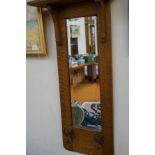 Early 20th century bevel edge hall mirror incorpor