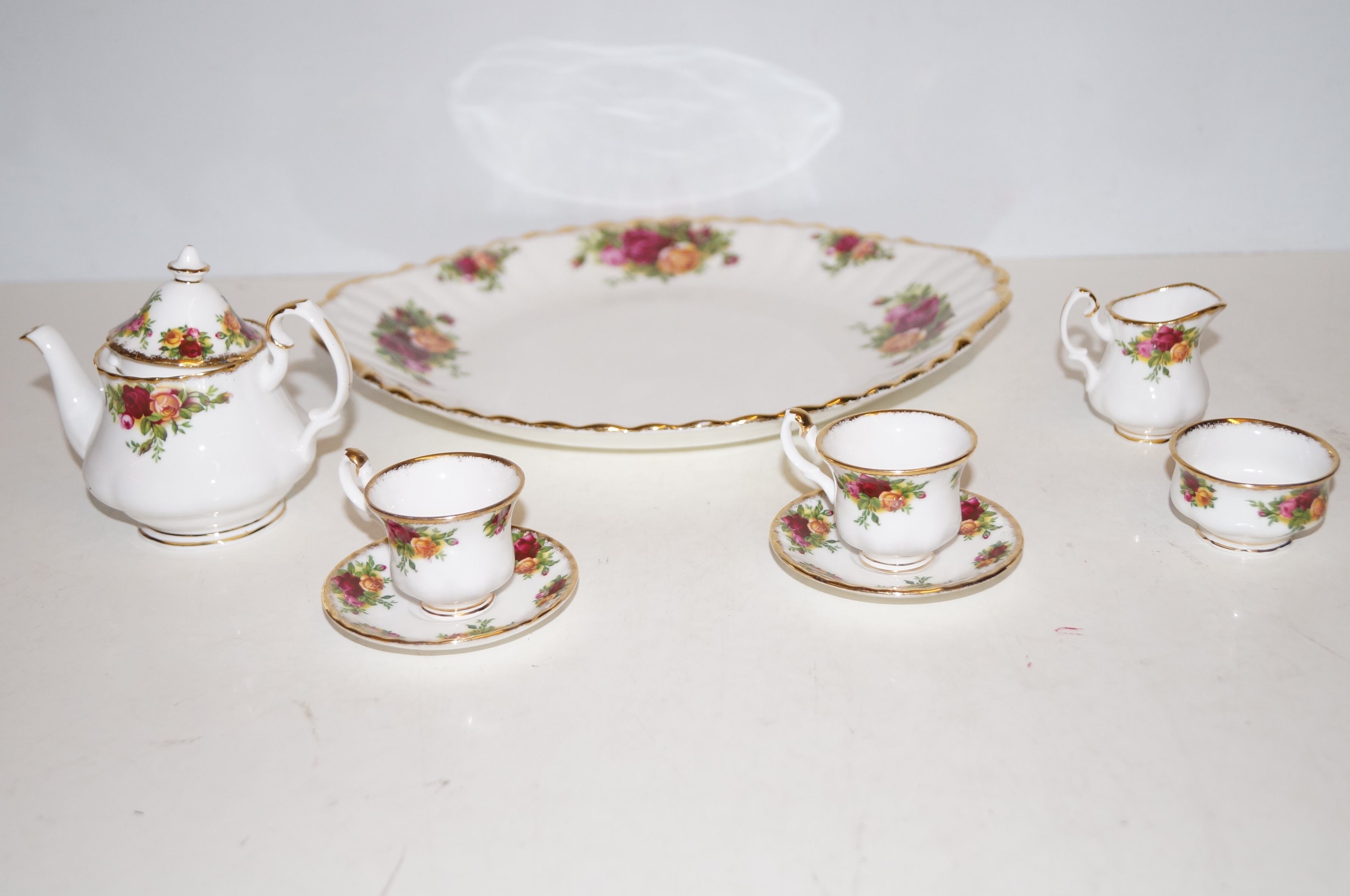 Royal Albert Old Country Rose miniature tea-for-tw