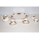 Royal Albert Old Country Rose miniature tea-for-tw