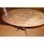 Early Victorian drop leaf table