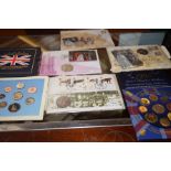 A coin collection to include 4, 5 pound coins and