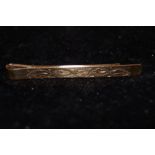 9ct gold tie pin 3.5 grams