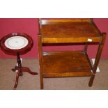 Tripod table and hostess trolley