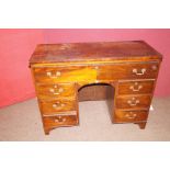 19th century mahogany twin pedestal desk