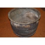 Victorian Copper planter of large proportion with