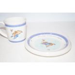 Wedgewood peter rabbit, cup and saucer