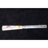 Silver handled, mother of pearl nail file