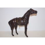 Leather figure of horse