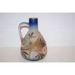 Sarreguemines stoneware jug 26cm height