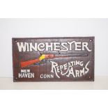 Cast iron Winchester sign 31cm long