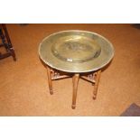 Brass top table