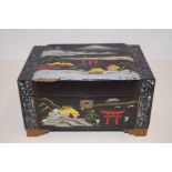 Oriental, musical jewellery box.