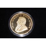 South African, commemorative 1978 Krugerrand coin.