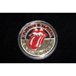 Rolling stones 1962-2014, commemorative gold plate