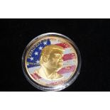 United States, Donald Trump commemorative coin.